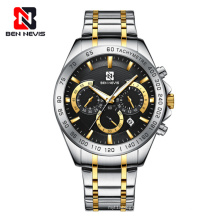 Ben Nevis BN6026G New Top Brand Luxury Business Mens Watches Quartz Military Watch Men Chronograph Clock Relogio Masculino